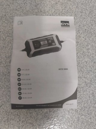 Cargador Batería GYS ARTIC 8000