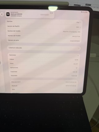 iPad Pro 13” M4 256GB + Apple Pencil Pro + teclado