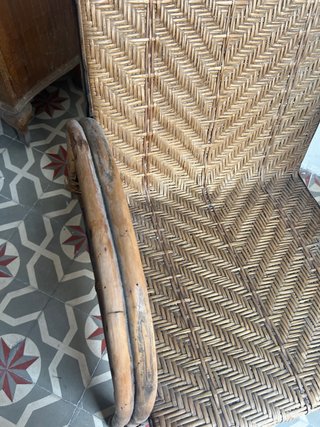 Silla de ratán para restaurar