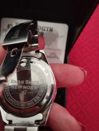 Orologio Brian Smith Cronografo Rosa Argento