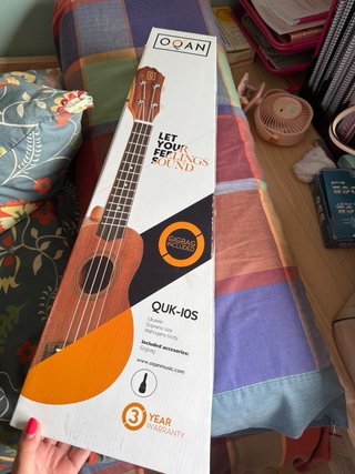 Ukelele Soprano OQAN QUK-10S Caoba