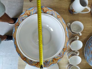 Vajilla estilo Gaudí cerámica y porcelana