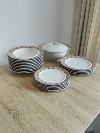 Vajilla estilo Gaudí cerámica y porcelana
