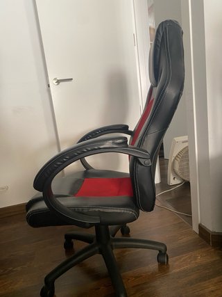 Silla Gamer Negra y Roja