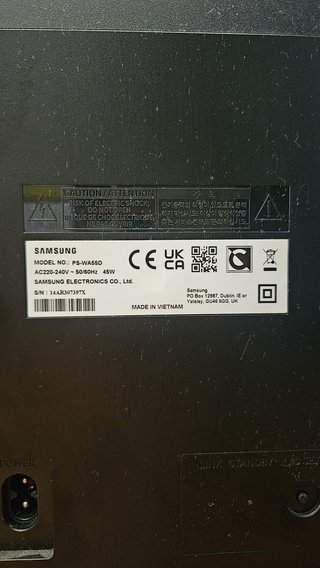Barra de Sonido Samsung Negra + Subwoofer