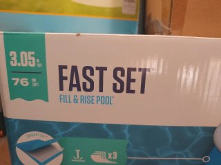 Piscina. Bestway Fast Set 3.05m