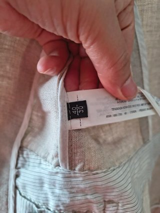 Blazer Massimo Dutti Beige/Marrón