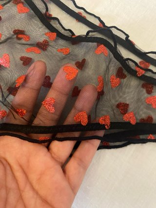 Lencería con corazones Lote de tres bragas