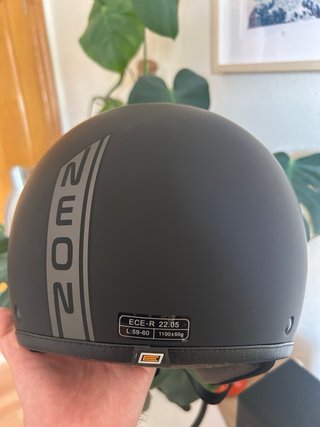 Casco Jet Origine Negro Mate Talla L