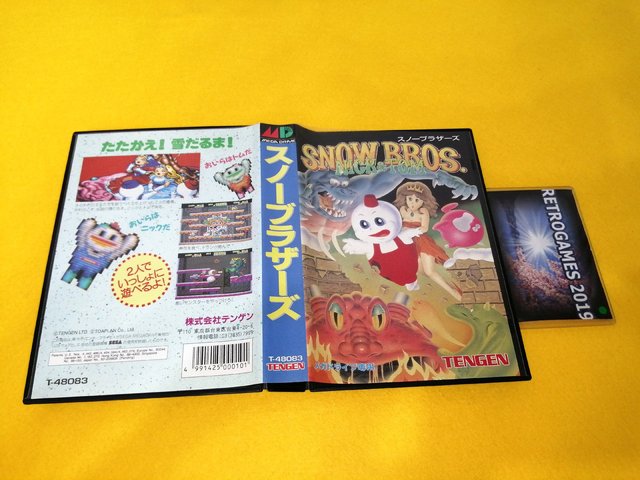 SNOW BROS SEGA Mega Drive / GENESIS REG CARD