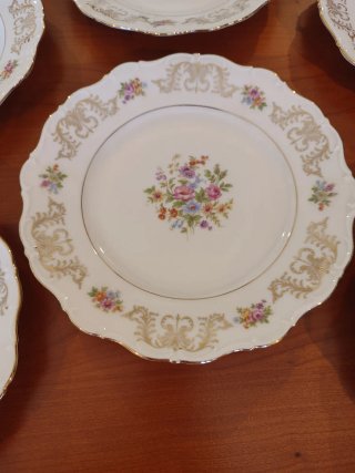 Set 6 Piatti Piani Vintage Bavaria