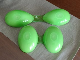 Antipastiera Guzzini Verde e Bianca