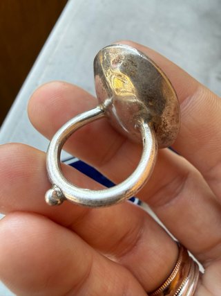 Anello etnico vintage Lapis Lazuli Argento