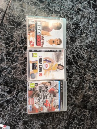 Juegos PS3: NBA 2K8, NBA Live 10, Virtual Tennis 4