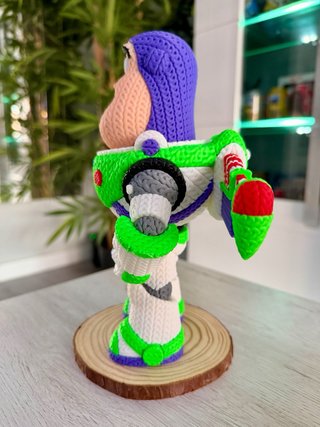 Figura Buzz Lightyear Toy Story Tejida