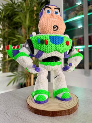 Figura Buzz Lightyear Toy Story Tejida