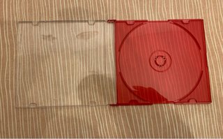 Custodia porta CD rossa