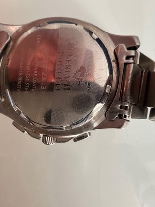 Reloj Beverly Hills Polo Club Plata y Blanco