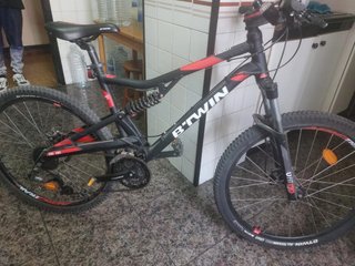 Bicicleta Btwin Doble Suspensión
