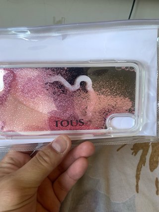 Funda iPhone Tous Glitter Rosa