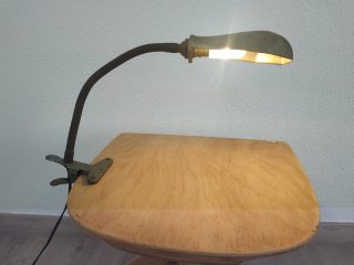 Lampada Pinza Industriale Antica
