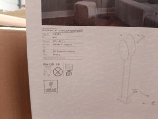 Lampada da terra OSRAM Rattan Dandelion