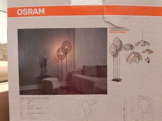 Lampada da terra OSRAM Rattan Dandelion