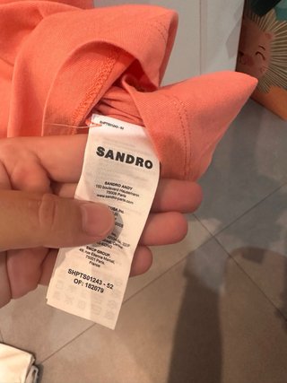 Camiseta Sandro Paris Salmon