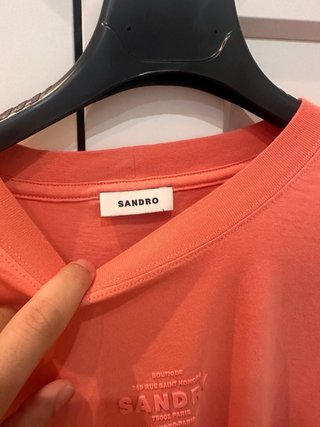 Camiseta Sandro Paris Salmon
