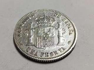 Moneda 1 Peseta Plata Alfonso XIII 1900