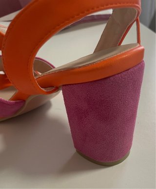 Sandalias Naranja y Rosa