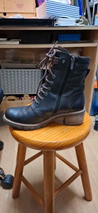 Botines Pikolinos Mujer Negro Marrón