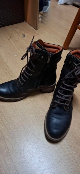 Botines Pikolinos Mujer Negro Marrón