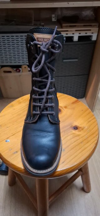 Botines Pikolinos Mujer Negro Marrón