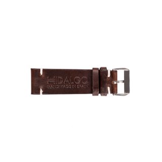 Correa de reloj de piel marrón chocolate 22 y 20 m