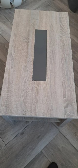 Mesa centro abatible 100x50 cm