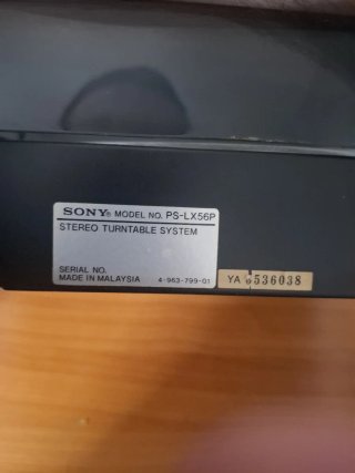Tocadiscos Sony Automático Negro