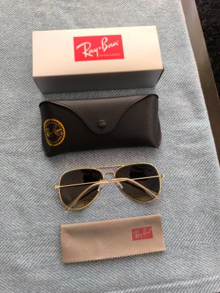 Gafas Ray-Ban Aviator Doradas