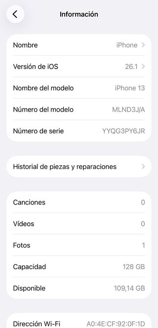 Estetica come nuova iPhone 13 bianco 128GB al 79%