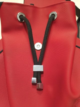 Bolso Mochila Rojo Lacoste