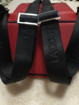 Bolso Mochila Rojo Lacoste