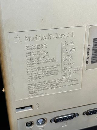 Pack Apple Macintosh Classic II M4150 1991