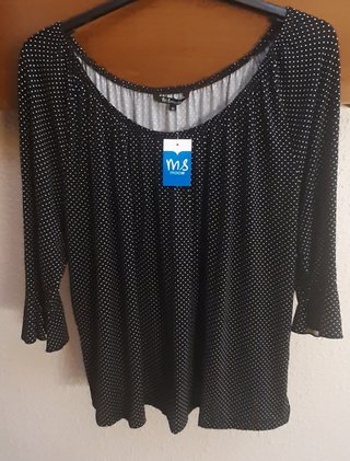 Blusa MS Mode lunares talla M