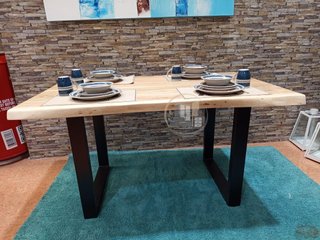 Mesa de Comedor o Cocina Acacia 160x85 cm