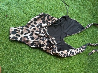 Bañador Zara Animal Print Talla S