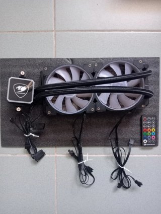 Refrigeración Líquida Cougar Doble Ventilador