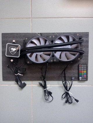 Refrigeración Líquida Cougar Doble Ventilador