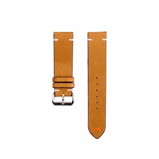 Correa de reloj de piel ocre 22 y 20 mm