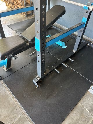 Jaula Rack multifuncional para ejercicios