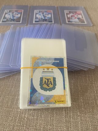 Top Loader + Funda Protectora Cromos Mundial Panin